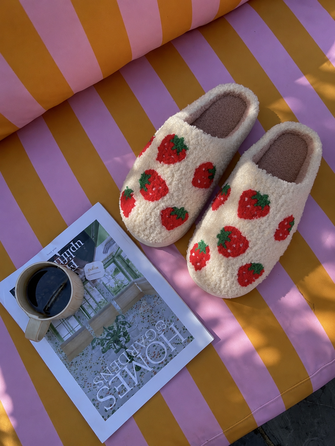 Strawberry slippers